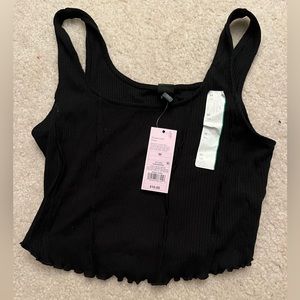 Black Crop Top